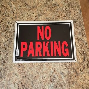 Bold Black and Red Decor Accent Sign 4pc